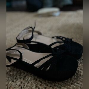 Velvet Platform Sandals